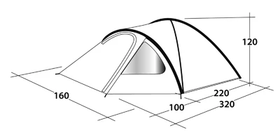Outwell "Cloud" - 2 Personen – Bild 2
