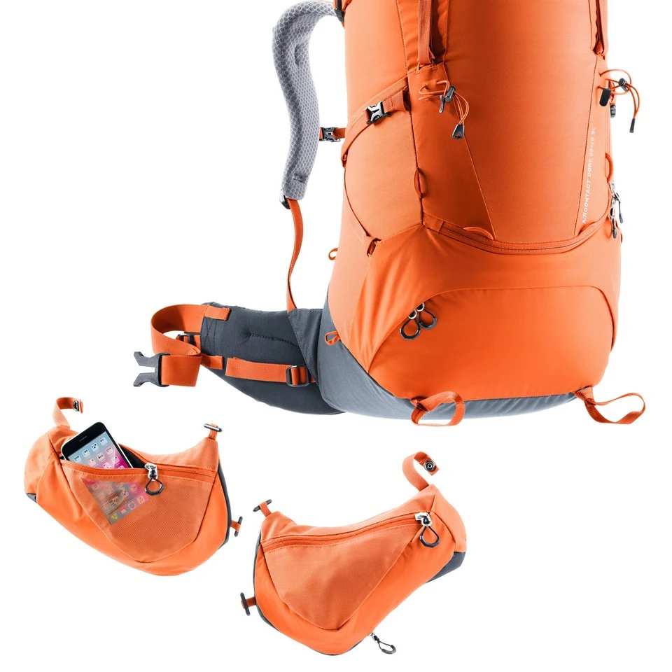 Deuter "Aircontact Core 55+10 SL" - Paprika/graphite – Bild 4