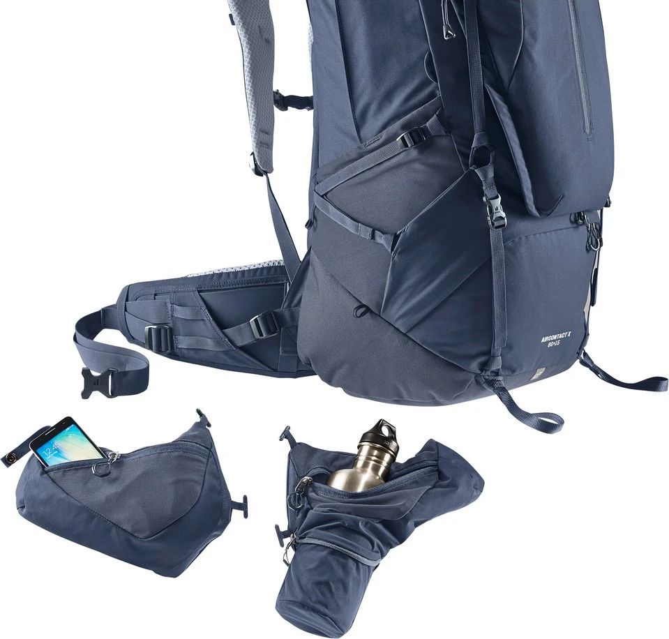 Deuter "Aircontact X 80+15" - Ink – Bild 5